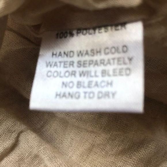 Gracia Girl’s Tan Sleeveless peasant large Dress - Picture 7 of 7